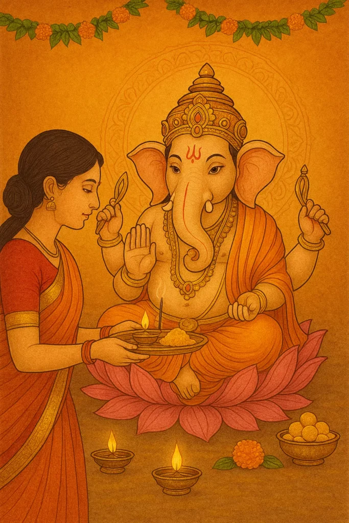 गणेश जी की पूजा विधि