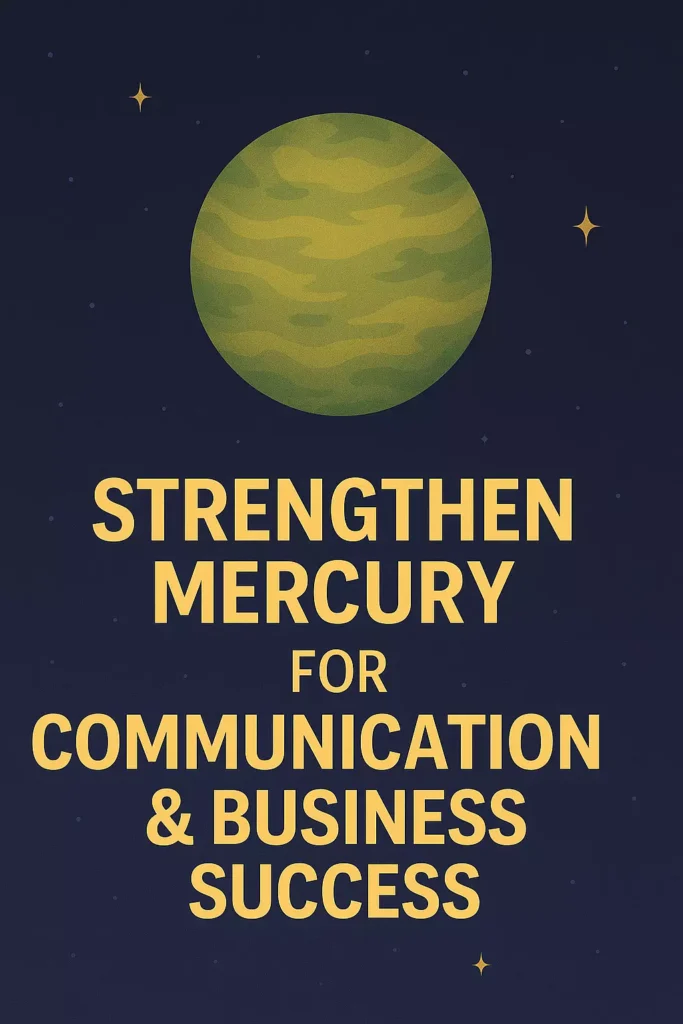 strength mercury for communication and Business Success - best astrologer in chandigarh